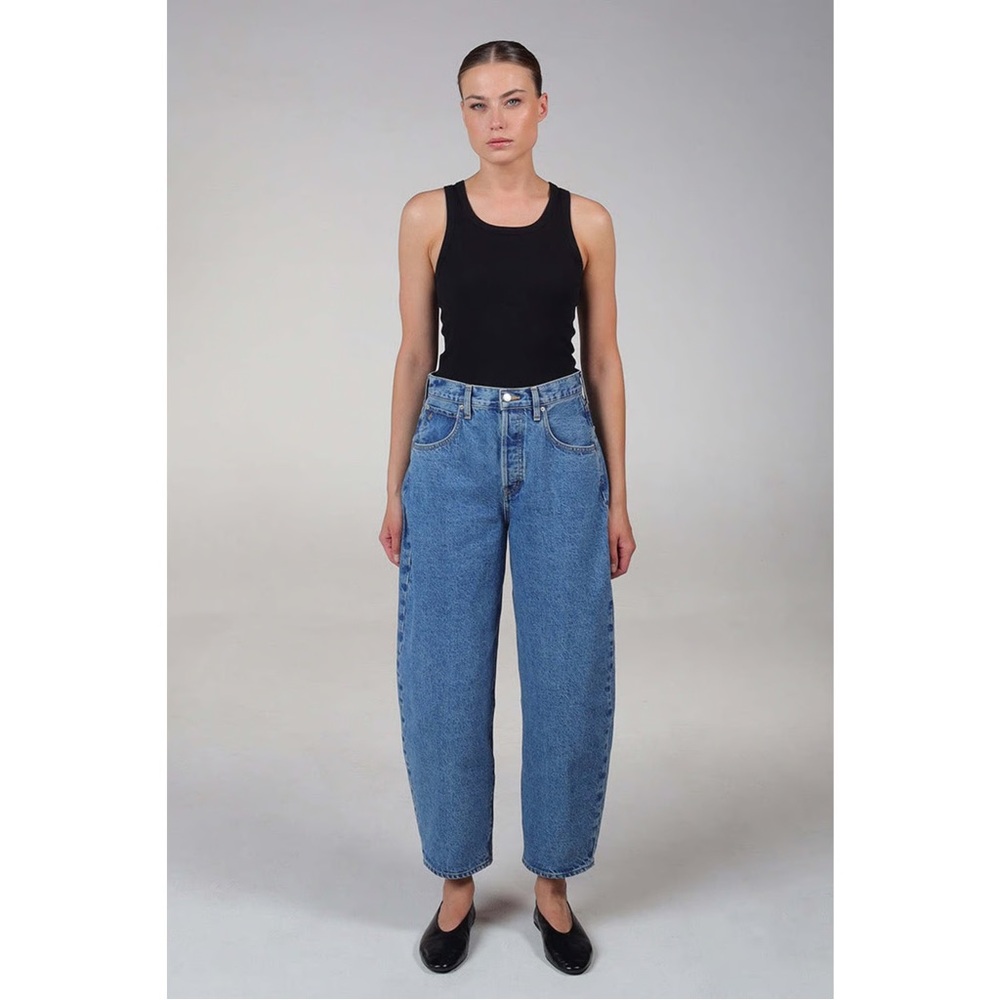 Etica Cassel Ultra High Barrel Jeans in Bluestone Size 29 NWT